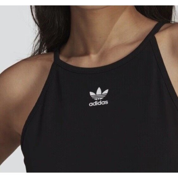 Adidas Originals Women's Black Adicolor Classics Tight Summer Dress Size M NWT - Picture 4 of 5